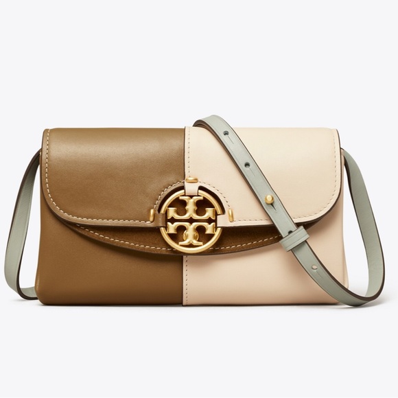 Tory Burch Handbags - TORY BURCH MILLER COLORBLOCK WALLET CROSSBODY
